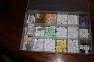 Rest of Vic's medication - decanted 