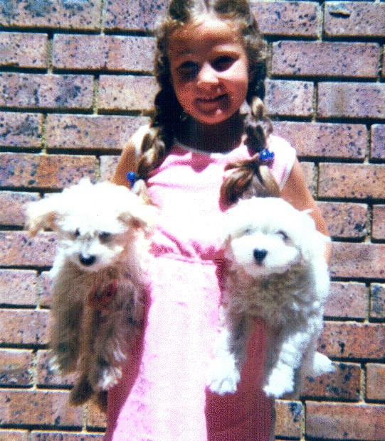 Vic as a little girl