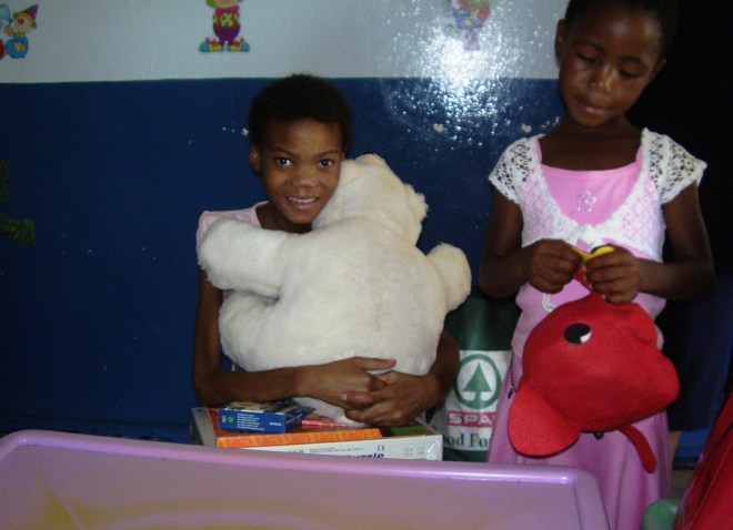 Elizabeth and her Christmas Teddybear