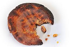 burnt biscuit
