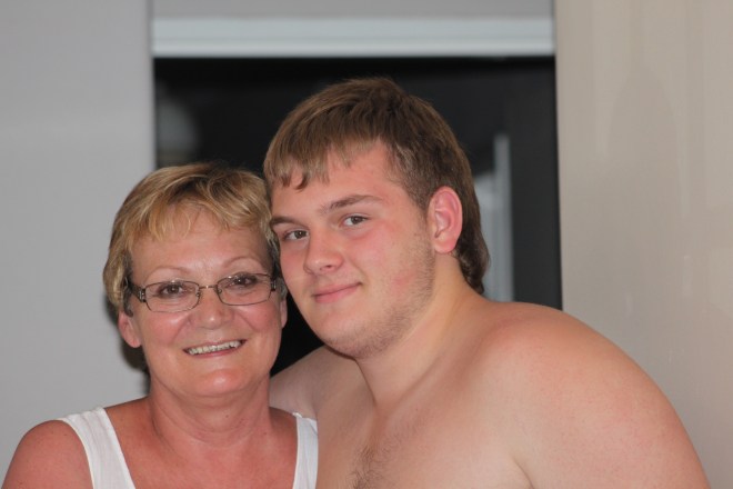 Jared and I when I was only a grann