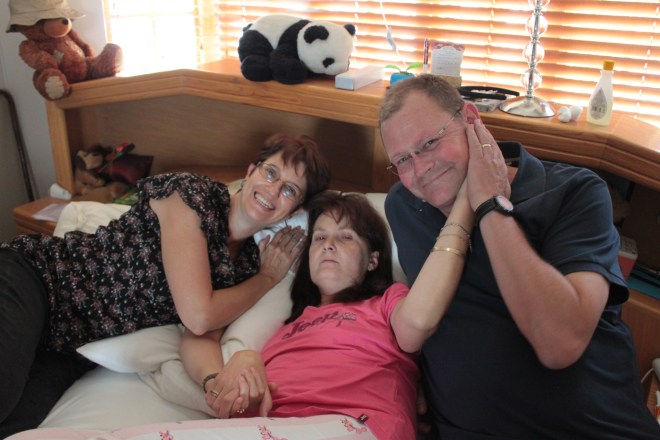 Esther and Leon with Vic 10.1.2013