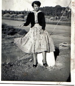 My mom as a young woman