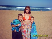 Vic and her boys 2005